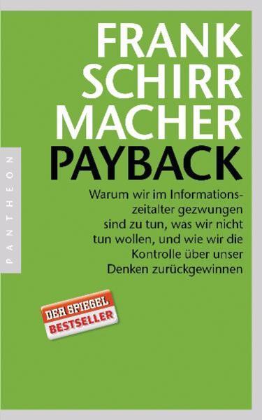 Actual product image Payback (German, Frank Schirrmacher, 2011)