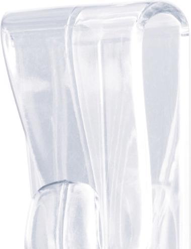 Actual product image tesa Powerstrips Transparent Deco Hook LARGE