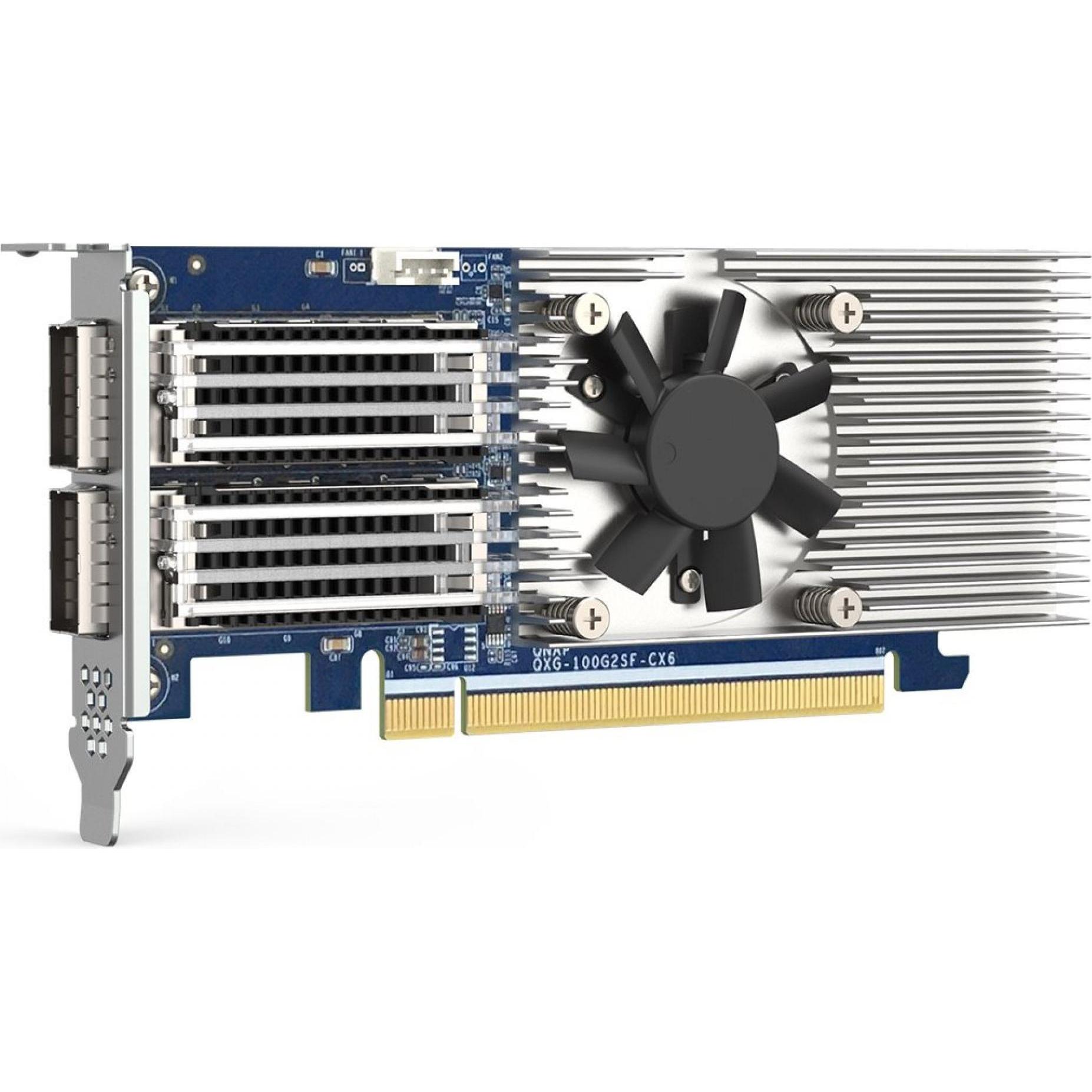 QNAP Erweiterungskarte Netzwerk QXG-100G2SF-CX6, NAS Zubehör