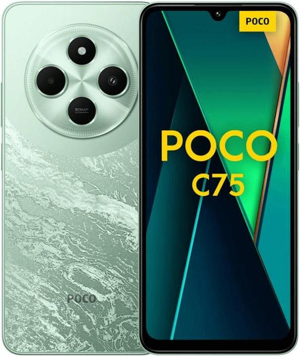 Image du produit Xiaomi Poco C75 (128 Go, Green, 6.88", Double SIM, 4G)