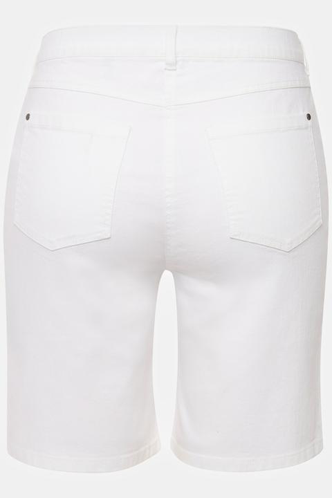 Actual product image Ulla Popken Basic Denim Mandy Bermuda Shorts (60)