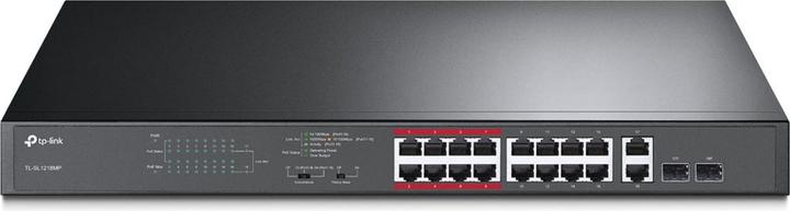 TP-Link TL-SL1218MP (16 ports)