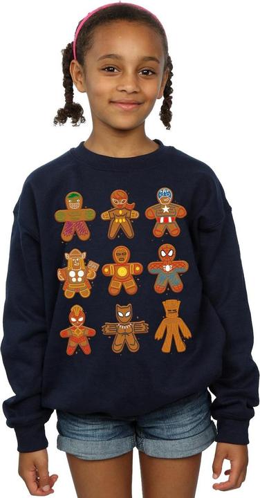 Produktbild Avengers Christmas Gingerbread Sweatshirt Mädchen (128)