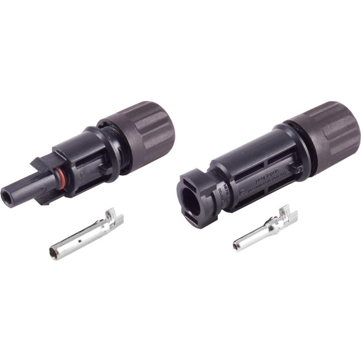 Shiverpeaks -PV4 Stecker/Buchse Set 2.5-6mm², IP68, 1500V, Elektronikkabel + Stecker