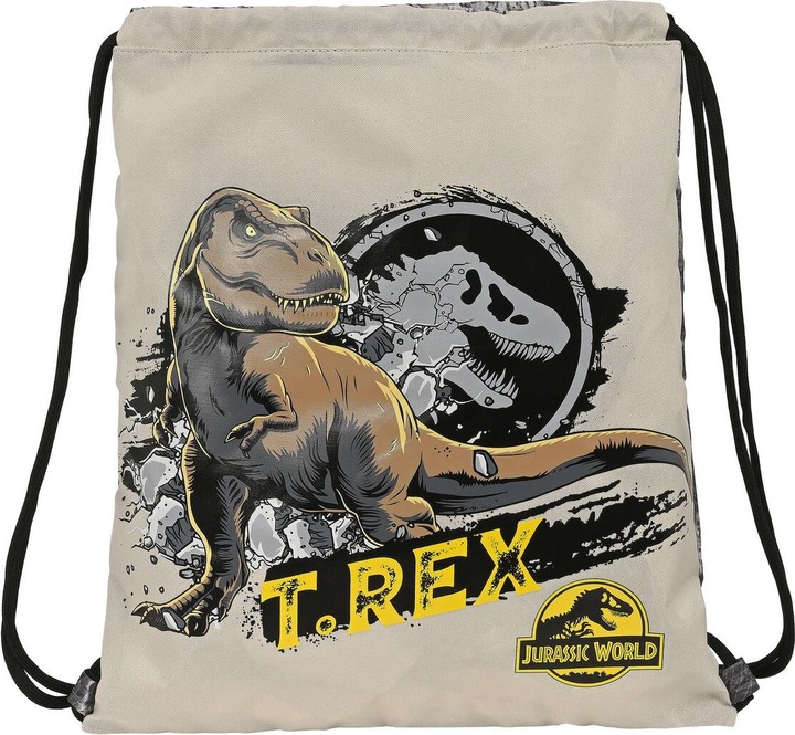 Safta Jurassic World ""Warning"" - Turnbeutel (5 l)