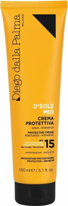 Diego dalla Palma Sun - O'SOLE MIO Protective Face & Body Cream SPF15 (Sonnencreme, SPF 15, 150 ml)