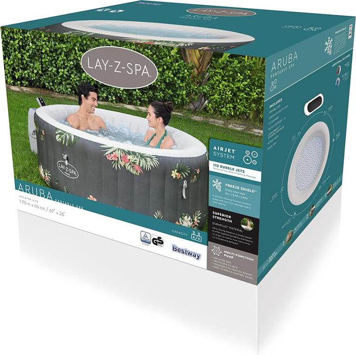 Produktbild Bestway Lay-Z-Spa Aruba (3 Personen)