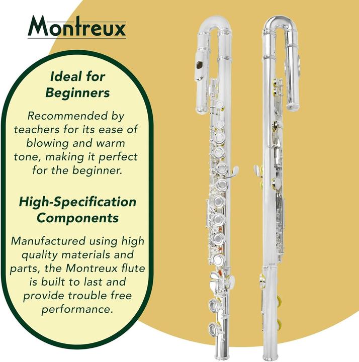 Actual product image Room05 Sonata FLU701 flute with curved head (Transverse flute, Curved)