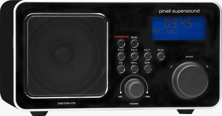 Pinell Supersound DAB+ Zwart - AKTIE! (Internetradio, DAB+, FM, WLAN)