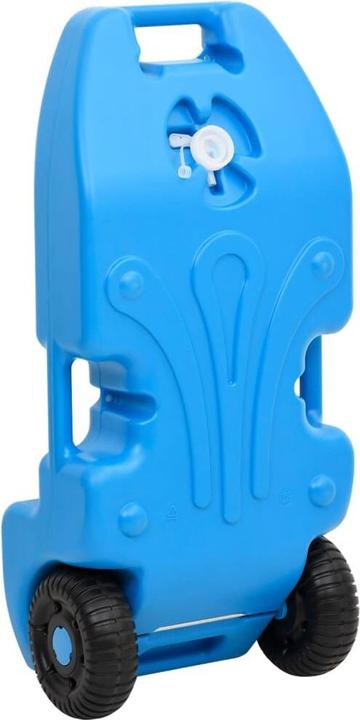 Produktbild vidaXL Camping-Wassertank mit Rollen 25 L Blau