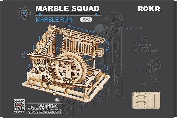 Productafbeelding Rokr Knikkerbaan - 3D houten bouwpakket