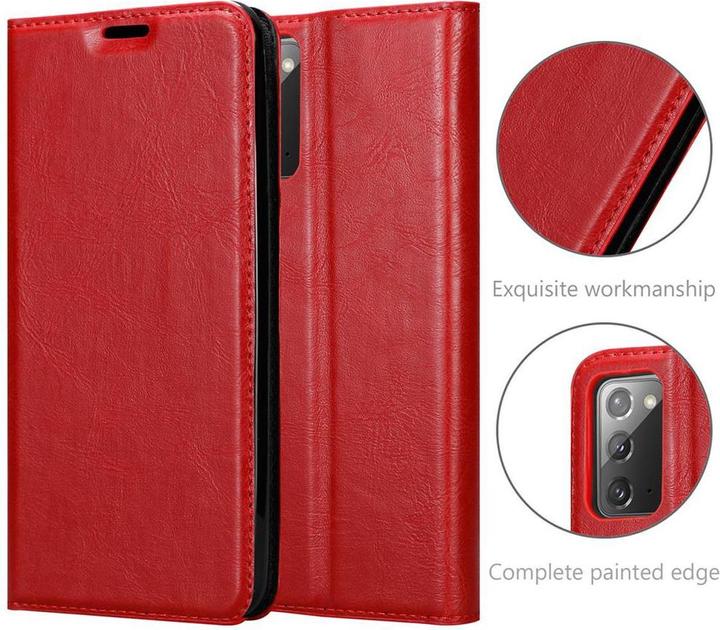 Actual product image Cadorabo Book Invisible Magnet Cover (Samsung Galaxy Note 20)