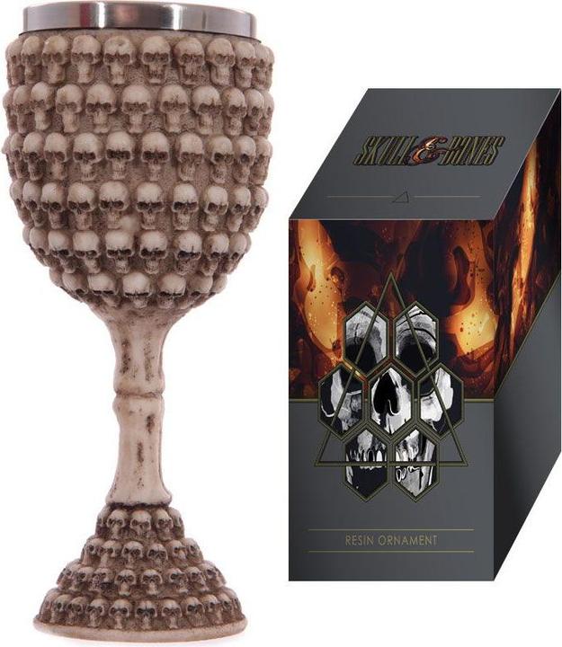 Puckator Calice Multi Crânes Gothique Médiéval