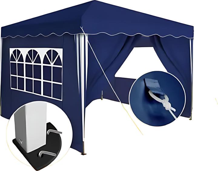 Image du produit Kronenbourg Kronenburg Faltzelt Partyzelt wasserdichtes Dach - UV-Schutz 50 (300 cm, 300 cm)