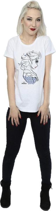 Immagine prodotto Disney Frozen Elsa Sketch Maglietta Donna (XL)