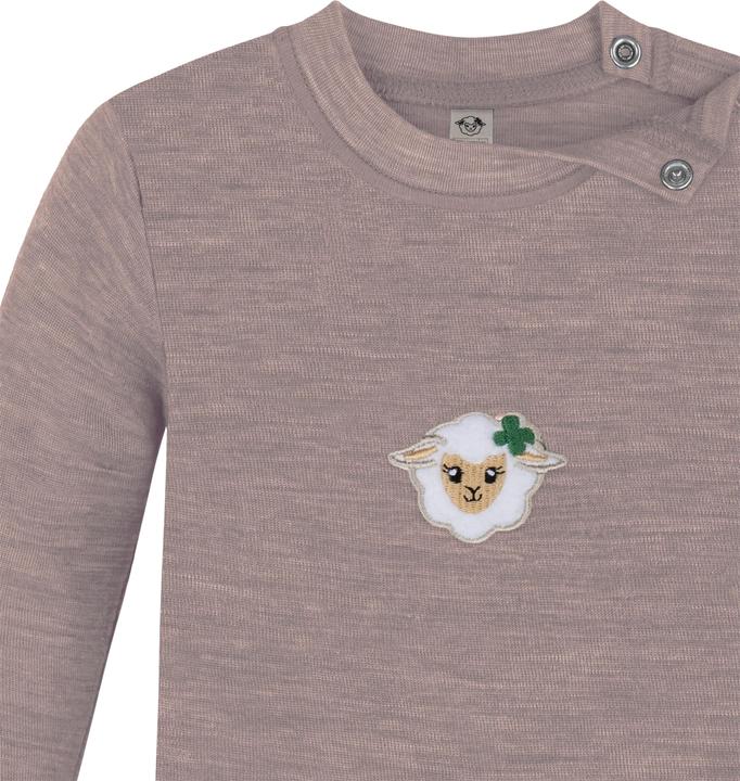 Actual product image Normani 2-pack baby merino longsleeve "Taupo" - 9465 (92)