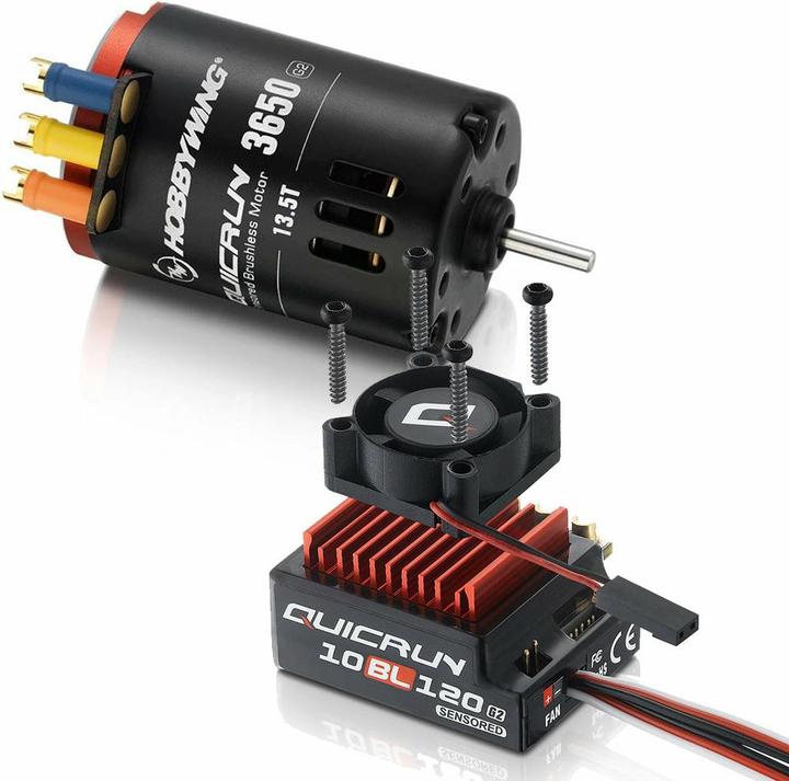 Produktbild Hobbywing Combo 10BL120 G2 Sensor mit 3650SD 13.5T