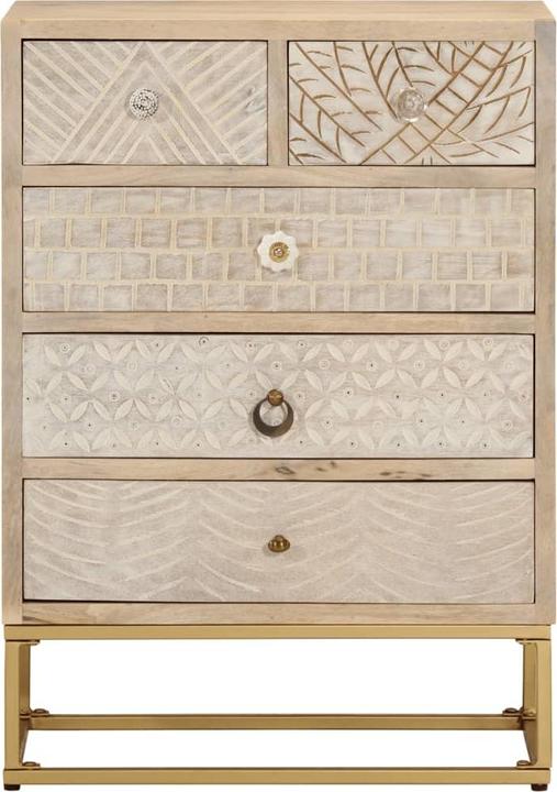 Image du produit vidaXL Commode et fer (30 x 55 x 76 cm)