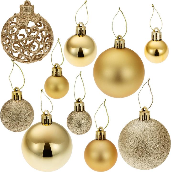 Produktbild tectake Weihnachtskugeln (100 -teilig)