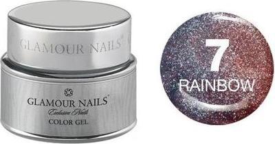 Actual product image VIP Glamour Color Gel Rainbow 7 - 5 Milliliters