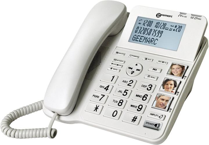 Produktbild Geemarc AMPLIDECT COMBI 295-2 Schnurloses Telefon + 2 DECT 295 AD Mobilteile