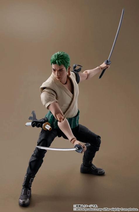 Image du produit Tamashii Nation One Piece S.H. Figuarts Actionfigur Roronoa Zoro (Netflix) 14 cm
