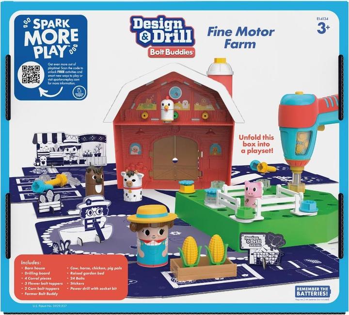 Image du produit Learning Resources Design & Drill Bauernhof-Spielzeugset (ab 3 Jahren)
