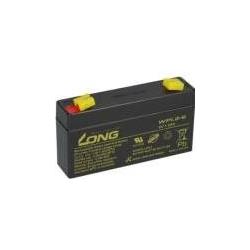 Long WP1.2-6 WP1.2-6 Bleiakku 6 V 1.2 Ah Blei-Vlies (AGM) (B x H x T) 97 x 57 x (6 V, 1200 mAh)