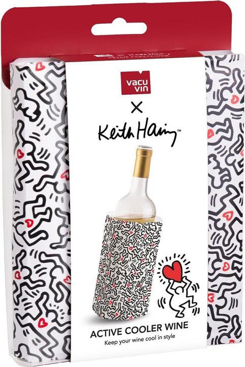 Actual product image Vacu Vin Weinkühler Kühlmanschette Keith Haring Mehrfarbig
