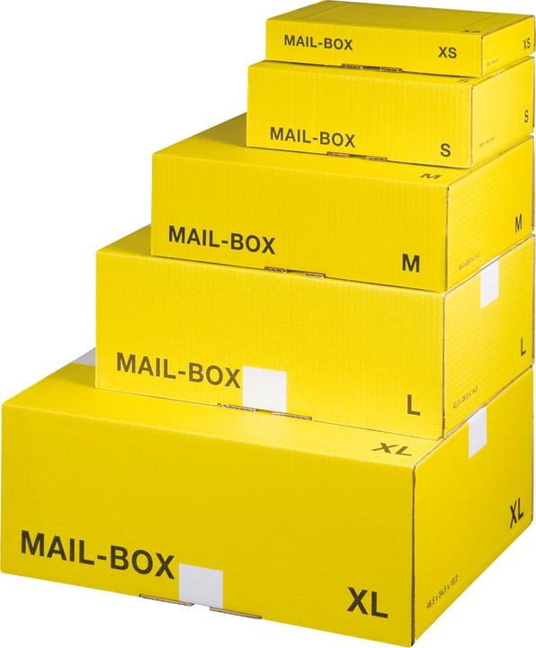 Actual product image Smartboxpro Dispatch box yellow 395x248x141mm Pack of 20 pieces (20 x)