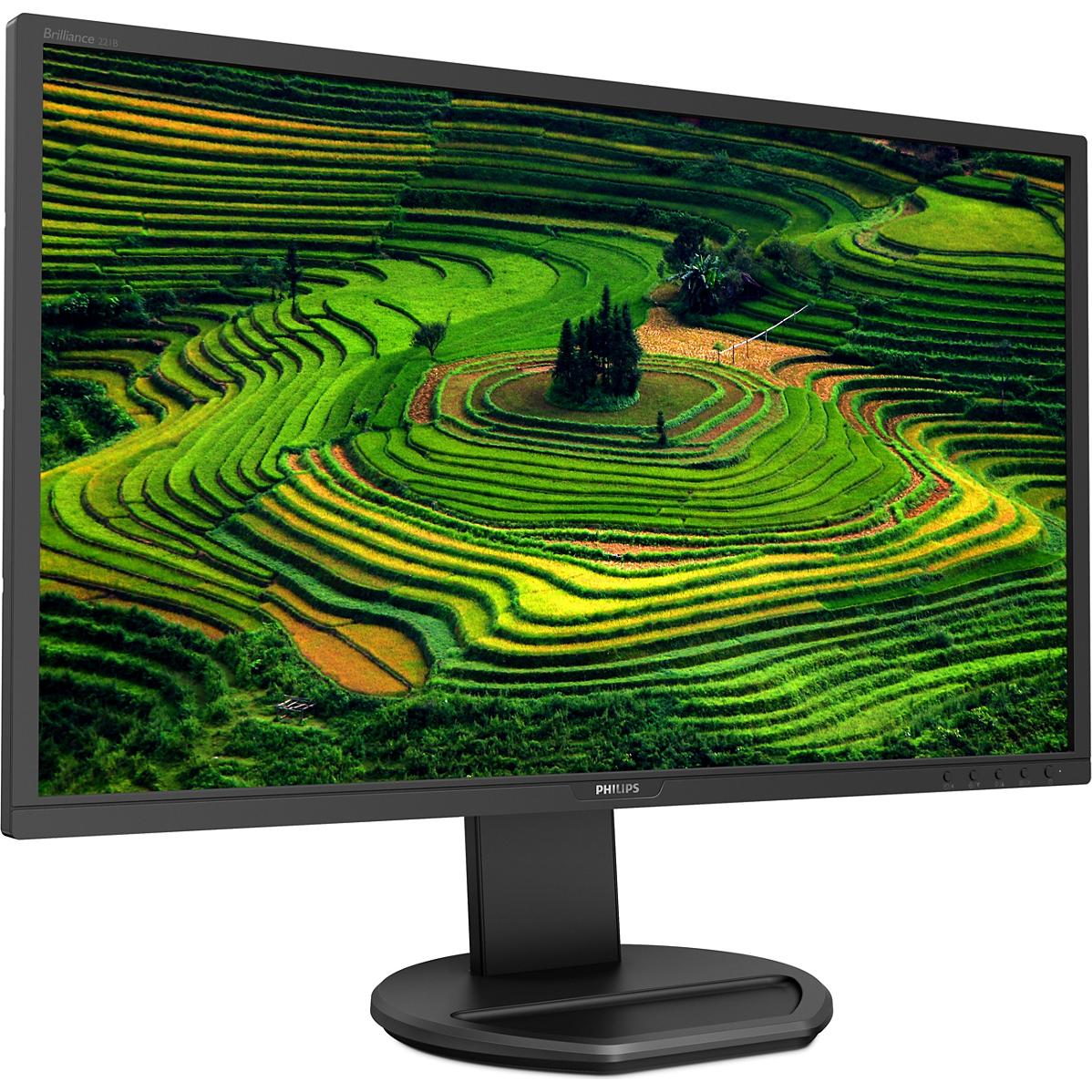 Philips 221B8LJEB/00 (1920 x 1080 Pixel, 22"), Monitor, Schwarz