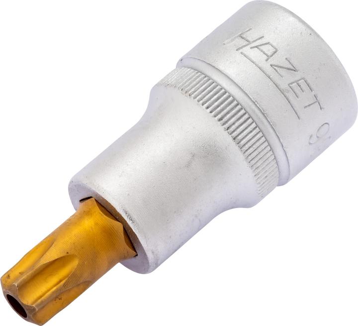 Produktbild HAZET Schraubendreher-Steckschlüsseleinsatz ∙ TORX 992-T50H ∙ Vierkant12,5 mm (1/2 Zoll) ∙ Tamper …