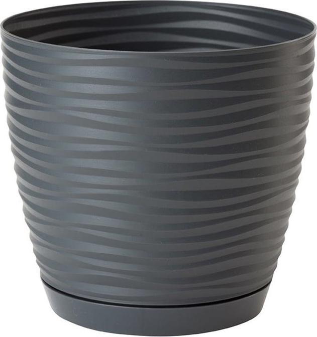 Produktbild ‎Form Plastic Flowerpot Form Plastic Petit 3020, plastic, Ø 14.7 cm, grey (14.70 x 14 cm)