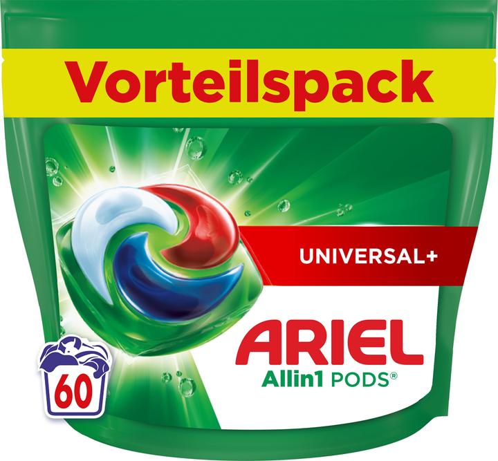 Produktbild Ariel Universal+ (60 Waschgänge, Pods)