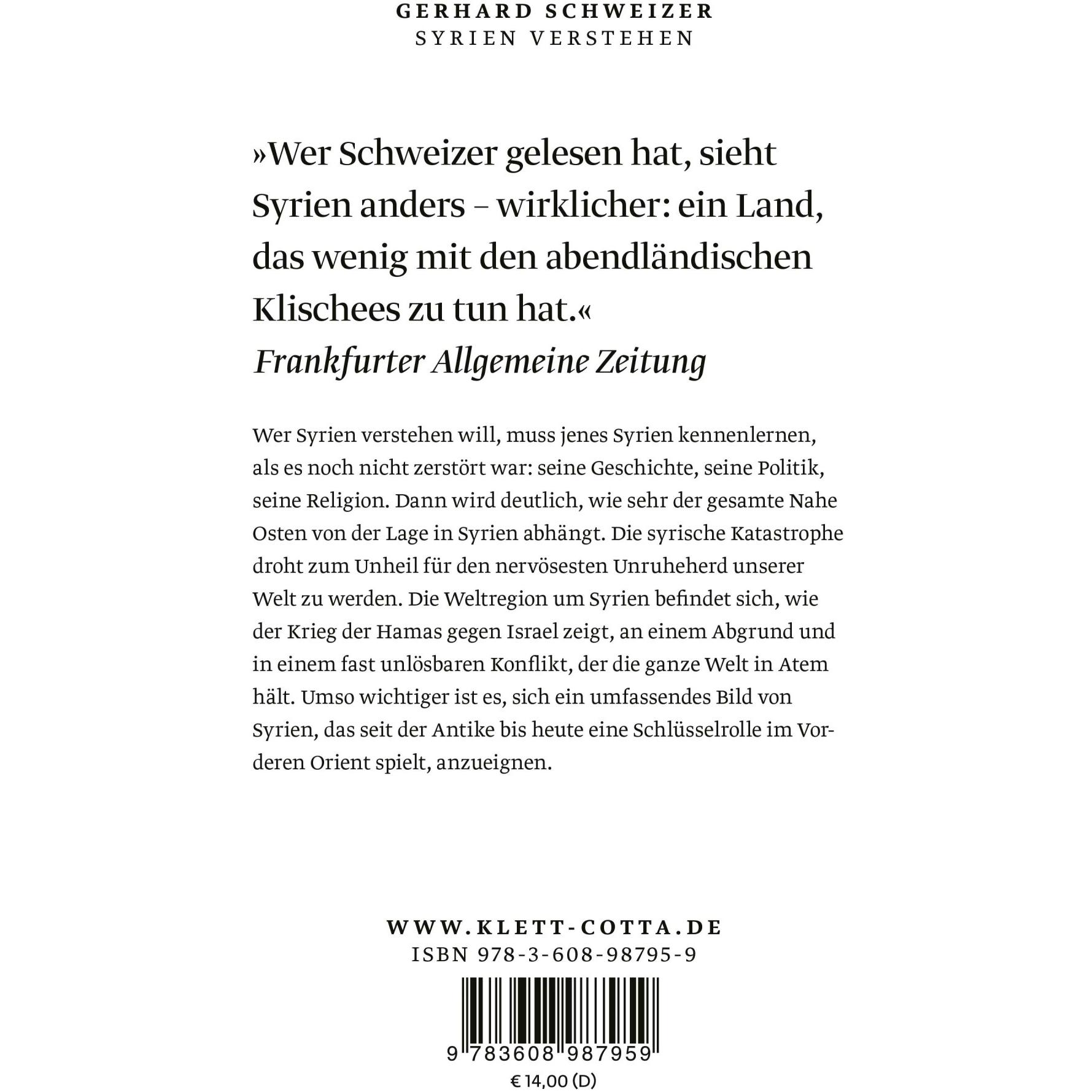 Thumbnail - Syrien verstehen, Schulbücher von Gerhard Schweizer