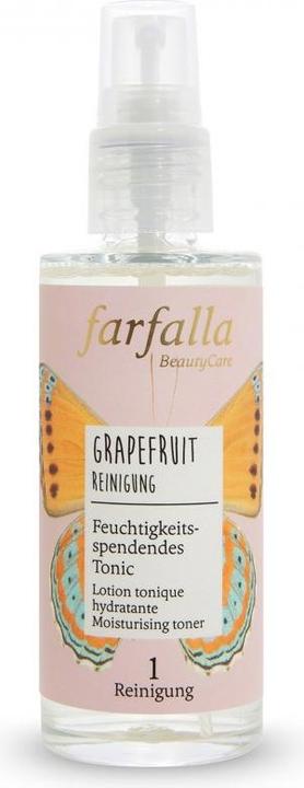 Actual product image Farfalla Moisturizing Tonic Grapefruit (Face toner, 100 ml)