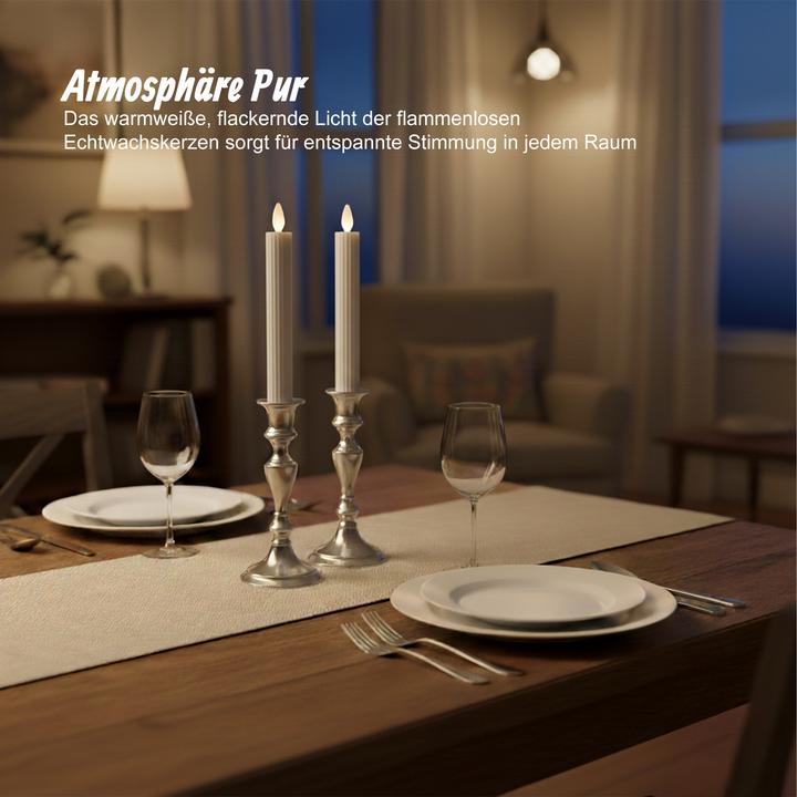 Productafbeelding Relaxdays 4x LED-Stabkerzen (4x)