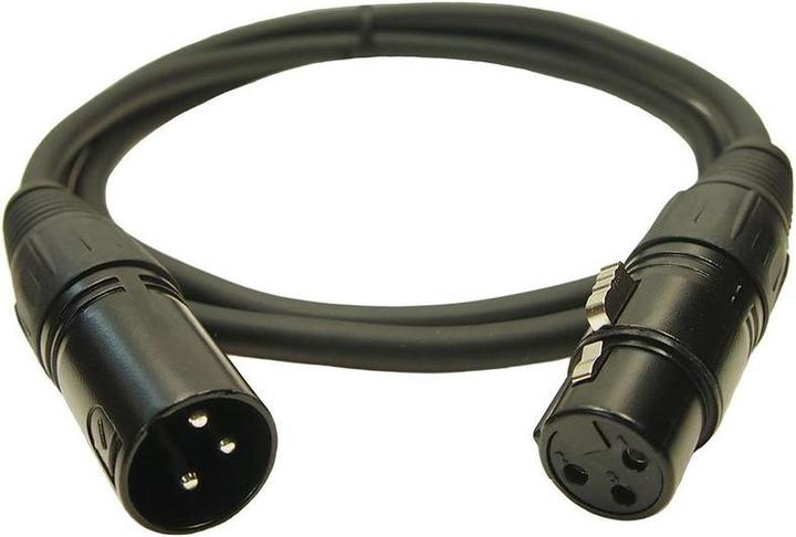 Produktbild RS PRO XLR-Kabel 3-polig XLR 3-polig XLR 1.5m Schwarz (1.50 m, XLR)