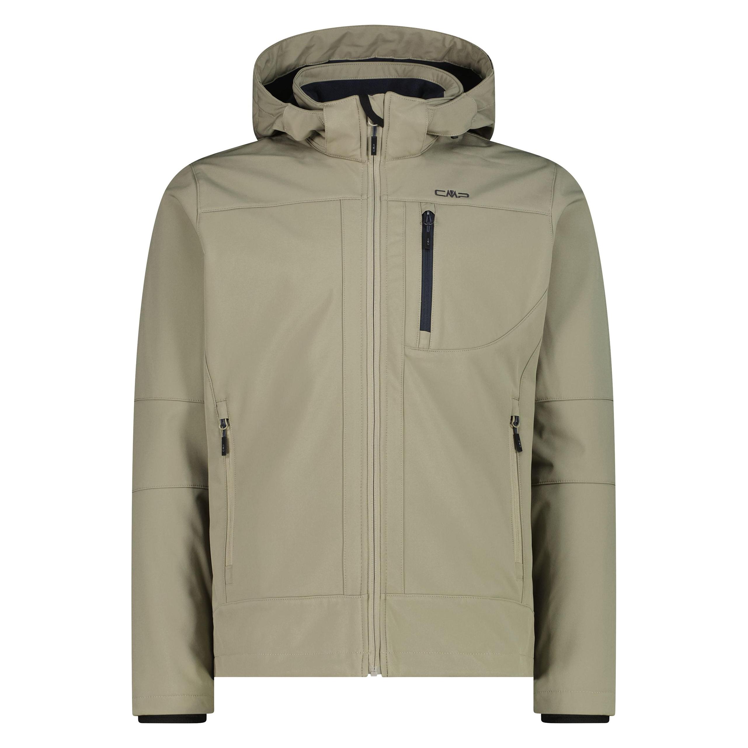 Cmp Campagnolo, Herren, Outdoorjacken, Kapuzenjacke Mit Reissverschluss (5XL), Beige, Grün, 5XL