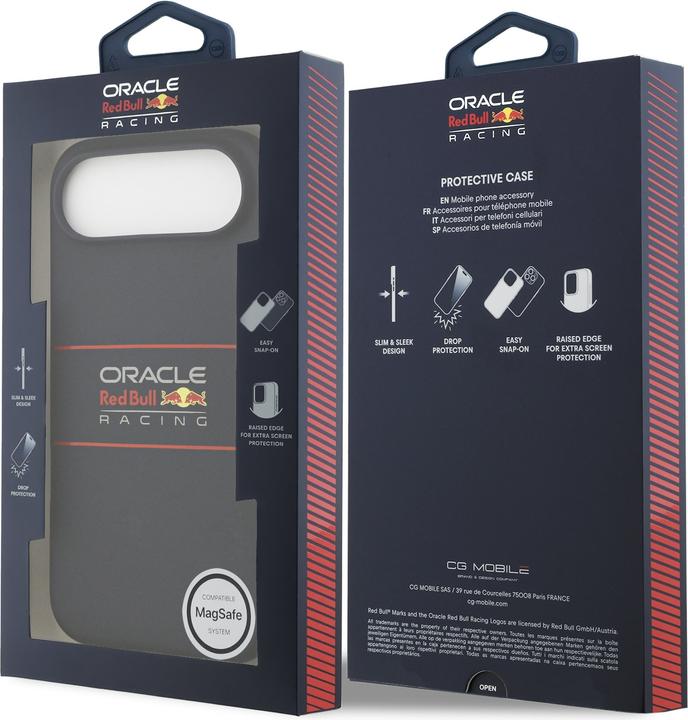 Actual product image Oracle Red Bull Racing Hülle Red Bull Silikon Horizontal Zentrales Logo MagSafe (Apple iPhone Air)