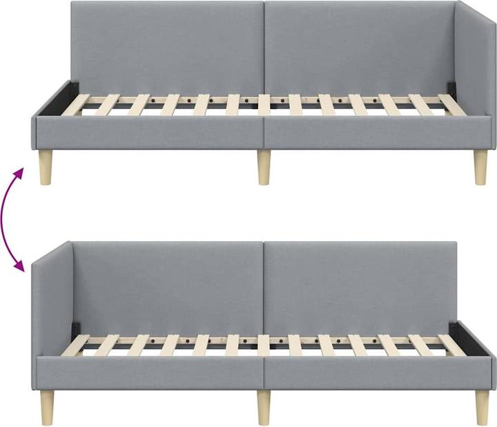 Actual product image vidaXL Eckbettgestell