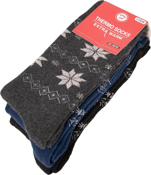 Immagine prodotto Casativo Calze invernali con fiocchi di neve (confezione da 3, 39 - 42)