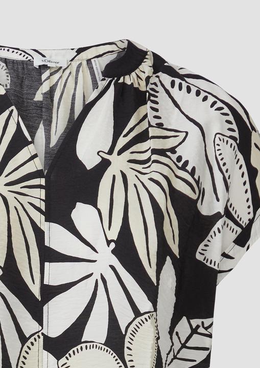 Image du produit S.Oliver Bluse Strukturierte Bluse mit Raff-Details (50)