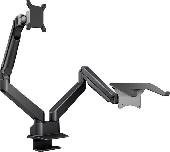 Image du produit Multibrackets Support d'écran Duo 32", aluminium, noir (Tables, 32", 10 kg)