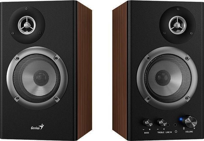 Actual product image Genius SP-HF1200B, Reproduktory, 2.0, 36W, 3.5mm jack, dřevěné, hnědo-černé