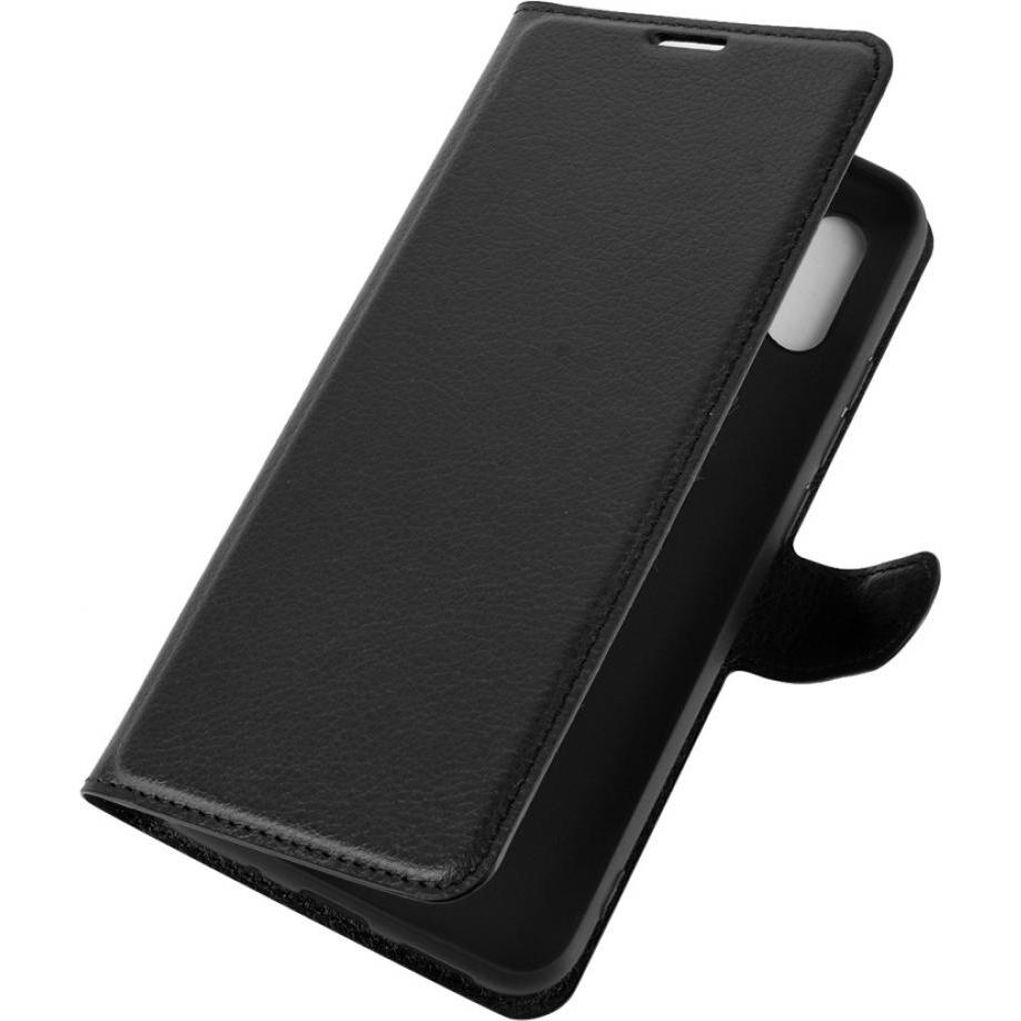 Thumbnail - Screenguard Xiaomi Redmi 9A Leather Guard Lederhülle (Xiaomi Redmi 9A), Smartphone Hülle, Schwarz