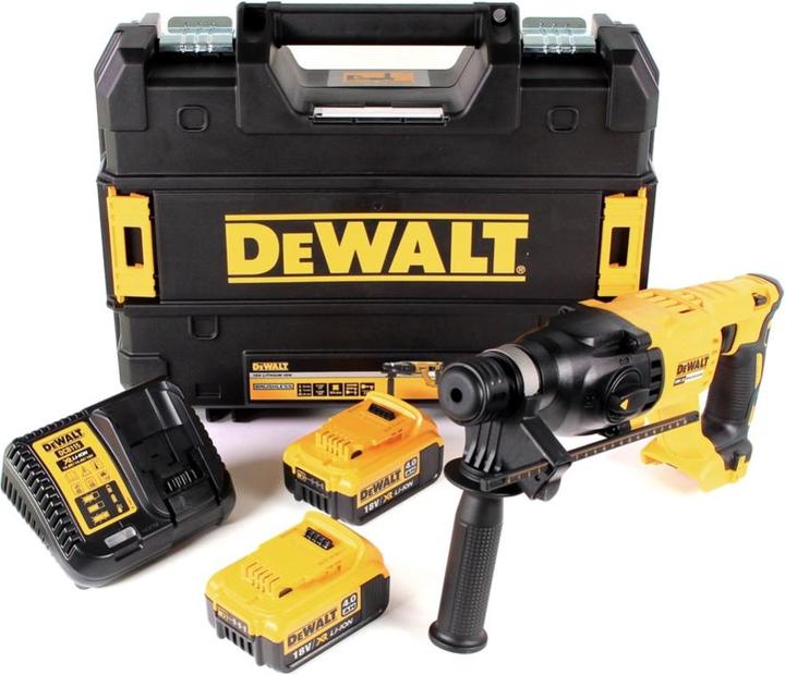 Actual product image DeWalt DCH 133 M2 Battery combi hammer 18V 2,6J SDS plus Brushless + 2x battery 4,0Ah + charger + TSTAK