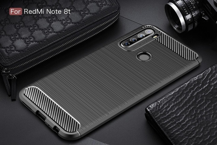 Immagine prodotto Screenguard Xiaomi Redmi Note 8T Cover Carbon Brushed Soft TPU (Xiaomi Redmi Note 8T)