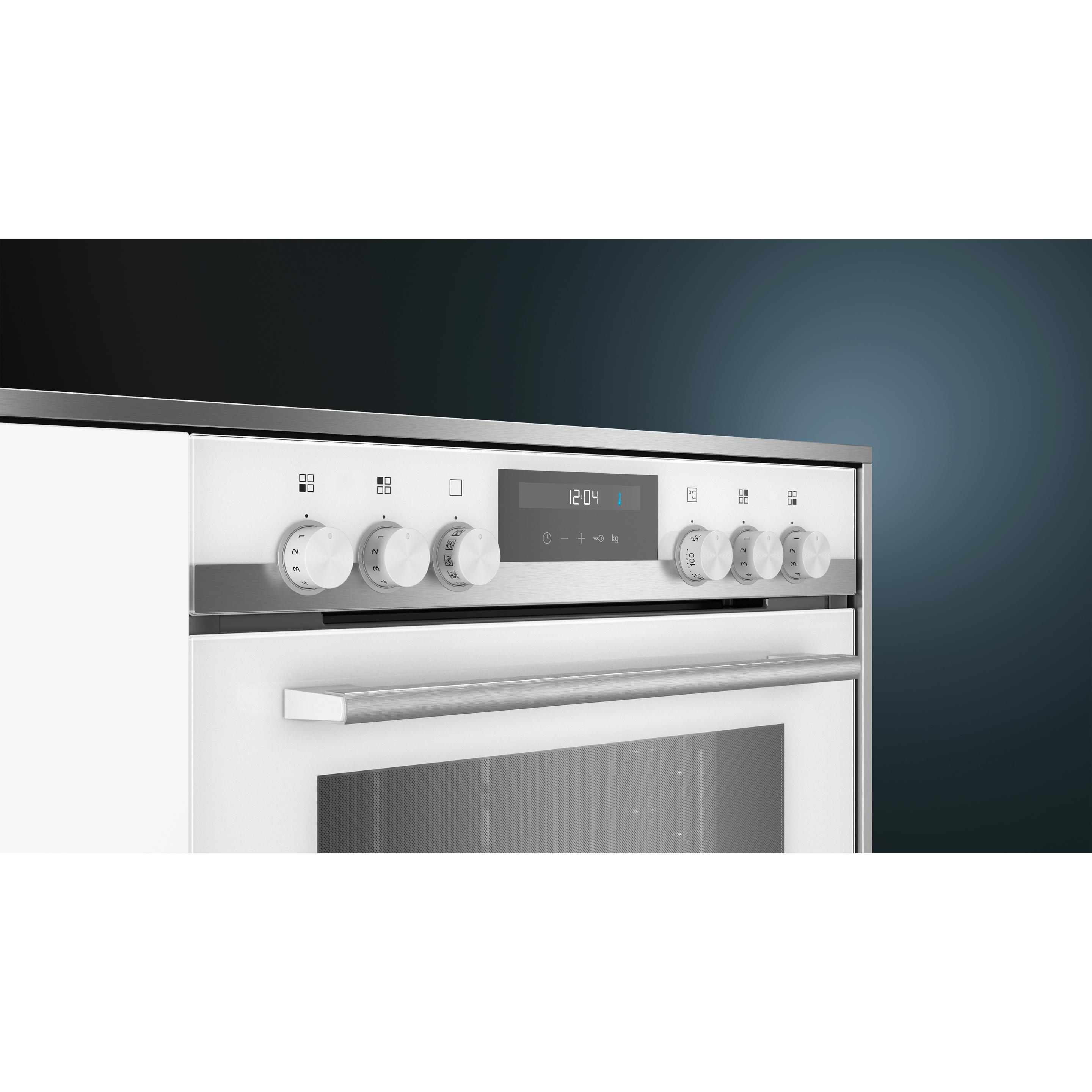 Thumbnail - Siemens HE517ABW0, Backofen + Herd Einbau, Weiss