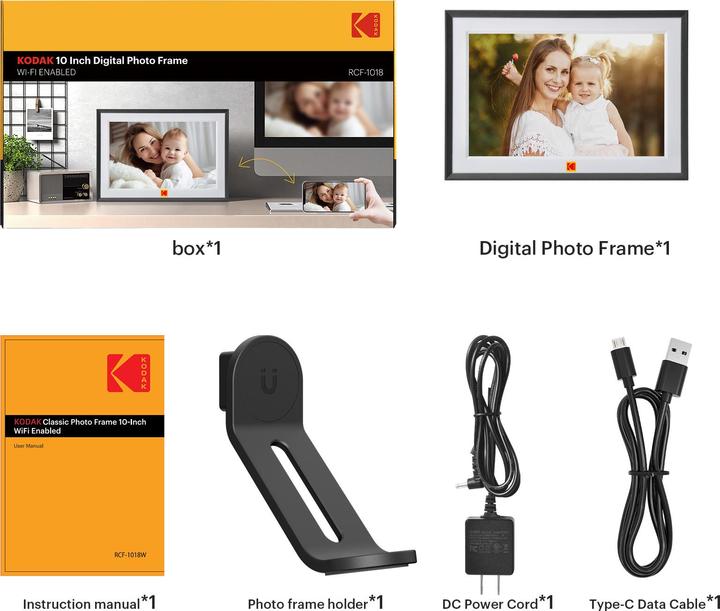 Actual product image Kodak RCF-1018 (10.10", 1280 x 800 pixels)